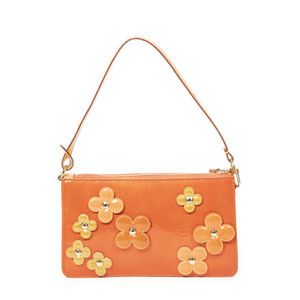 Louis Vuitton Orange Floral Shoulder Bag